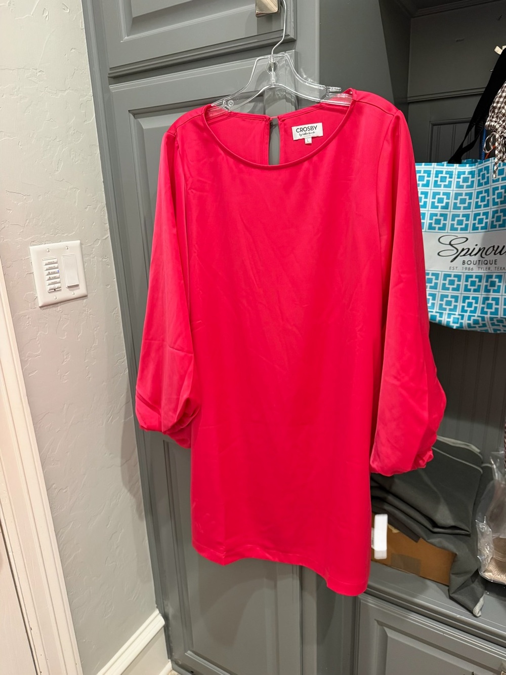 CROSBY by Mollie Burch Hot Pink Mini Dress
